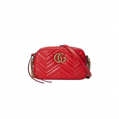 G*C*I GG MARMONT MATELASSÉ SMALL SHOULDER BAG  25988499 (24*13*7cm) 11592