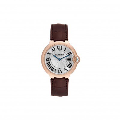 CARTIER BALLON BLEU ROSE GOLD 40MM WATCH W6920083