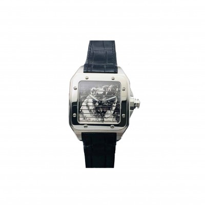 CARTIER SANTOS THREE-SIDED 45MM WATCH WM505914