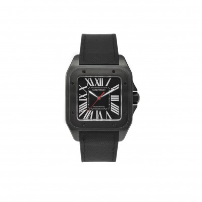 CARTIER SANTOS DE CARTIER 100 CARBON AUTOMATIC LARGE MODEL 51MM WATCH WSSA0006
