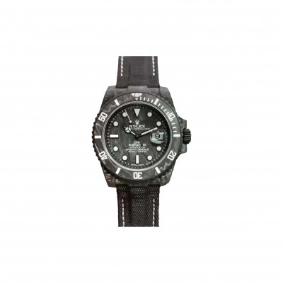 ROLEX SUBMARINER DIW CARBON WHITE ELEMENT 40MM WATCH 116610