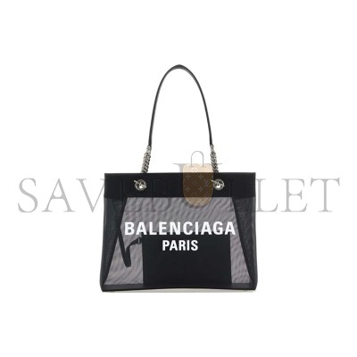 BALENCIAGA WOMEN'S DUTY FREE TOTE BAG MEDIUM IN BLACK 7416022AADB1090 (35*18.8*13.9cm)