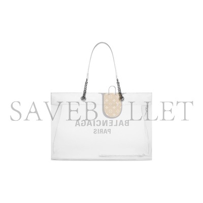 BALENCIAGA WOMEN'S DUTY FREE TOTE BAG LARGE IN WHITE 7416052AADB9060 (47*33*16cm)