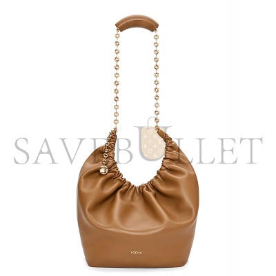 LOEWE MEDIUM SOFT NAPPA SHEEP LEATHER SQUEEZE BAG A914Q37X01-01(34*33*13.5cm)