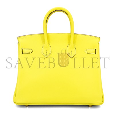 HERMES MASTER BIRKIN 25 LIME SWIFT 10132142 (25*20*13cm)