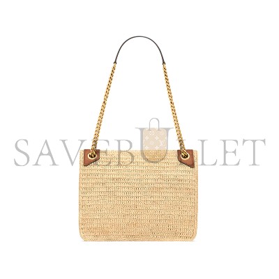 YSL NIKI MEDIUM IN RAFFIA 838875GAAFY2791 (28*20*8.5cm)