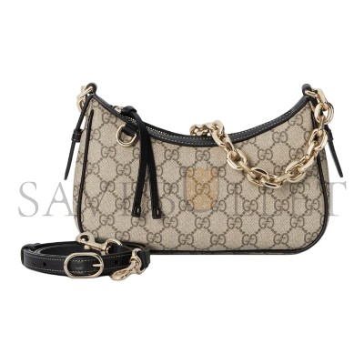 GUCCI GG EMBLEM SMALL SHOULDER BAG 847447 (24*16.5*5.5cm)