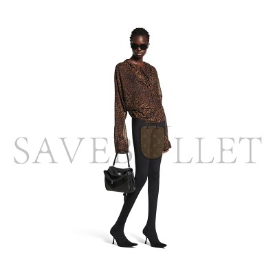 BALENCIAGA WOMEN'S RODEO HANDBAG SMALL IN BLACK 7897792AA4U1000 (27*20*10cm)