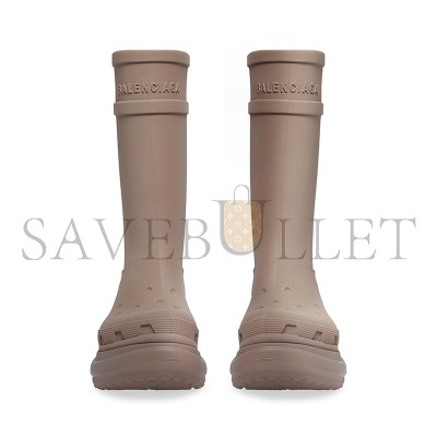 BALENCIAGA WOMEN'S CROCS™ BOOT IN BEIGE 677388W1S8E2500