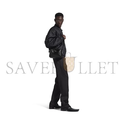 BALENCIAGA MEN'S RODEO CAMERA BAG IN BLACK 8455912AA4U1000 (22.8*15.4*9.9cm)