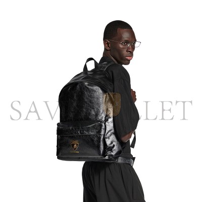 BALENCIAGA MEN'S BALENCIAGA X AUTOMOBILI LAMBORGHINI EXPLORER BACKPACK IN BLACK 5032212AB0R1000 (47*35*20cm)