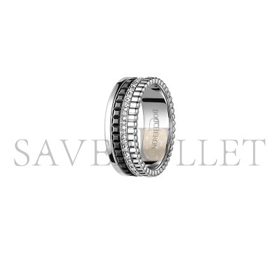 BOUCHERON QUATRE BLACK EDITION SMALL RING JRG01791 BOUCHERON QUATRE BLACK EDITION SMALL RING JRG01791