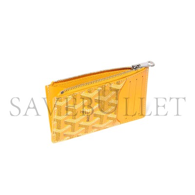 GOYARD BOURBON ZIPPED CARD HOLDER BOURBOPMLTY08CL08P (12.5x8.4x1cm)