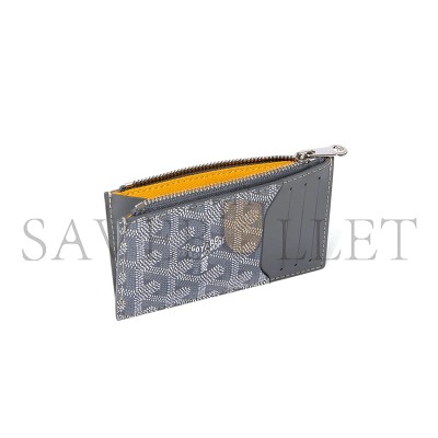 GOYARD BOURBON ZIPPED CARD HOLDER BOURBOPMLTY51CL51P (12.5*8.4*1cm)