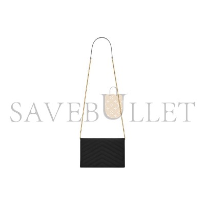 YSL CASSANDRE ENVELOPE CHAIN WALLET 8576053BOW011000 (19*12.5*3.5cm)