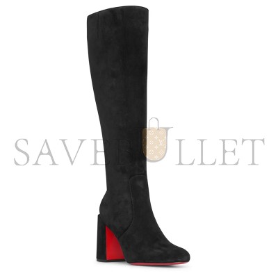 CHRISTIAN LOUBOUTIN CAVALIKA 85 BLACK SUEDE BOOTS CHRISTIAN LOUBOUTIN CAVALIKA 85 BLACK SUEDE BOOTS