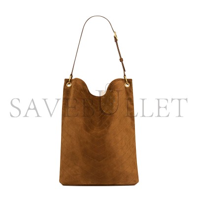 YSL NIKI SOFT SUEDE BUCKET BAG 8443461U8072916 (38*30*15.5cm)