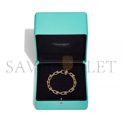 TIFFANY HARDWEAR MEDIUM LINK BRACELET IN YELLOW GOLD 70881675