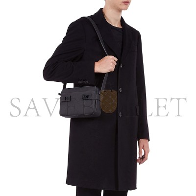 FERRAGAMO EAST-WEST CROSSBODY BAG WITH GANCINI BUCKLES 241304 (24*16*6cm) FERRAGAMO EAST-WEST CROSSBODY BAG WITH GANCINI BUCKLES 241304 (24*16*6cm)