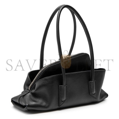 THE ATTICO LA PASSEGGIATA SMALL LEATHER SHOULDER BAG 45841_BLAC (34*18*10cm) THE ATTICO LA PASSEGGIATA SMALL LEATHER SHOULDER BAG 45841_BLAC (34*18*10cm)