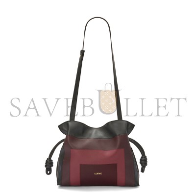 LOEWE X ALBERS MEDIUM FLAMENCO CLUTCH IN NAPPA CALFSKIN A411FC1XDD (30*24.5*10.5cm)