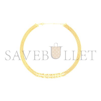 CELINE GOURMETTE GOLD-PLATED BRASS BRACELET 460MK6BRA.35OR CELINE GOURMETTE GOLD-PLATED BRASS BRACELET 460MK6BRA.35OR