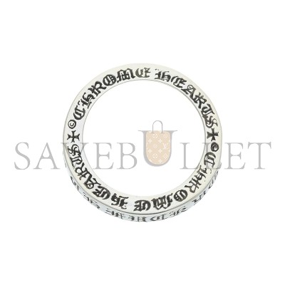CHROME HEARTS SILVER SPACER RING FUCK YOU 