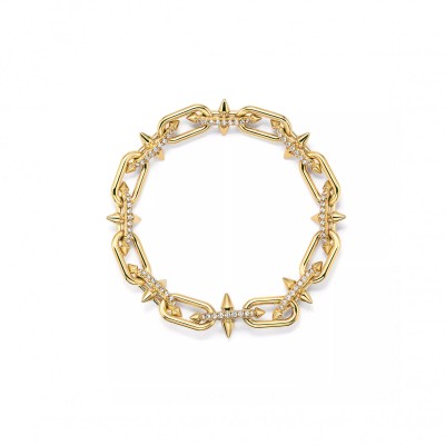 TIFFANY TITAN BY PHARRELL WILLIAMSLINK BRACELET IN GOLD WITH DIAMONDS 73469902