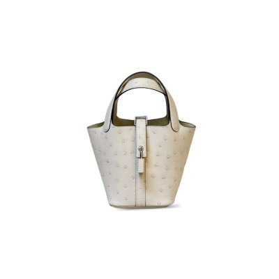 HERMES MASTER PICOTIN LOCK MICRO GOLD-PLATED KELLY CLASP (14*13*10cm)