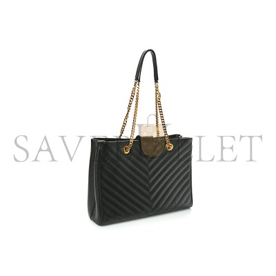 YSL CHEVRON LEATHER CLASSIC MONOGRAM SHOPPING TOTE 668900 (33*22*15cm)