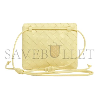 BOTTEGA VENETA MINI INTRECCIATO CROSSBODY BAG 741897VCPP37406 (19*15*5.5cm)
