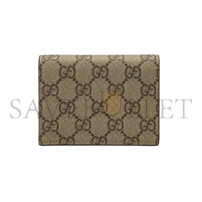 GUCCI GG MARMONT BI-COLOUR CARD CASE WALLET ‎658610 (11*8.5*3cm)