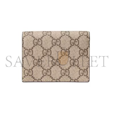 GUCCI GG MARMONT BI-COLOUR CARD CASE WALLET ‎658610(11*8.5*3cm)