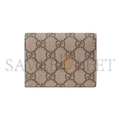 GUCCI GG MARMONT BI-COLOUR CARD CASE WALLET ‎658610 (11*8.5*3cm)