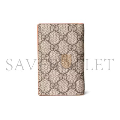 GUCCI ORANGE INTERIOR GG LONG CARD CASE ‎768249 (15*12cm)