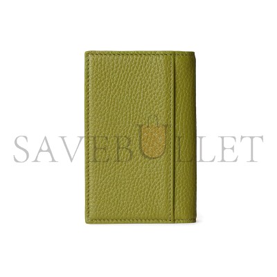 GUCCI GREY INTERIOR CARD CASE 817038 (15*12cm)
