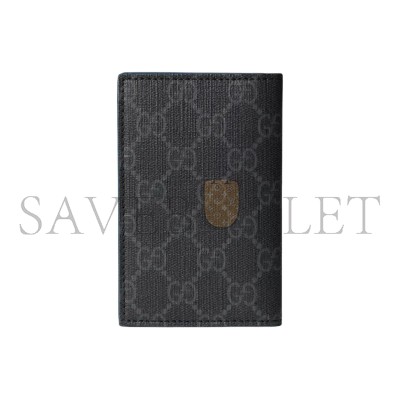 GUCCI BULE INTERIOR GG LONG CARD CASE 768249 (15*12cm)
