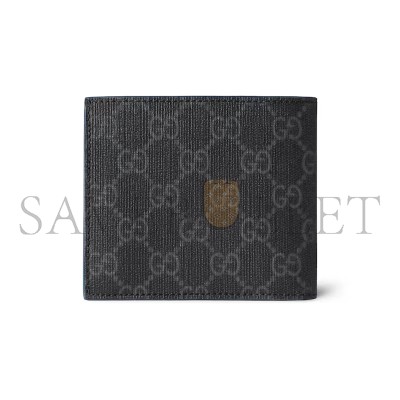 GUCCI BLUE INTERIOR GG COIN WALLET ‎768244 (21*9cm)