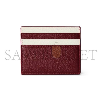 GUCCI BI-COLOR CARD CASE WITH GUCCI LOGO ‎‎817043 (10*8cm)
