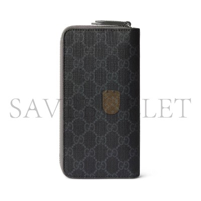 GUCCI BI-COLOR ZIP AROUND WALLET ‎822051 (10*20*2.5cm)