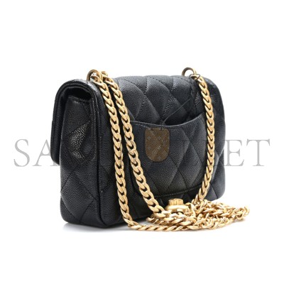 CHANEL CAVIAR QUILTED MINI SWEETHEART FLAP 1337872 (18*13*6cm)