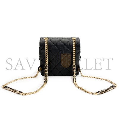 CHANEL SHINY CAVIAR QUILTED MELODY BACKPACK AS3108 (19*19*7cm)