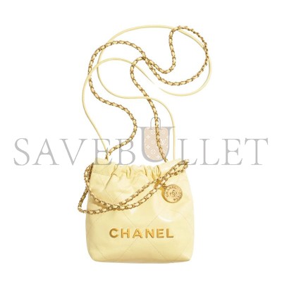CHANEL 22 MINI HANDBAG AS3980 B08037 NN289 (20*19*6cm)