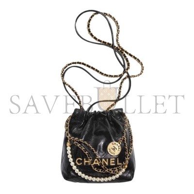 CHANEL 22 MINI HANDBAG AS3980 B10672 94305 (20*19*6cm)