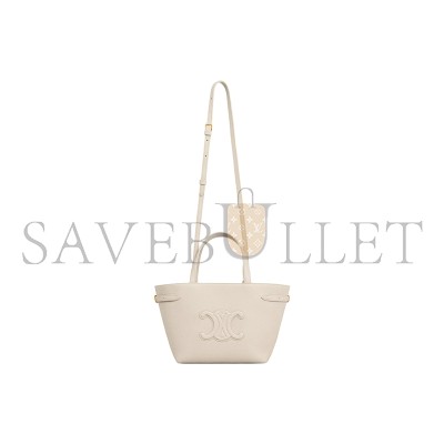 CELINE MINI CABAS ANAIS CUIR TRIOMPHE IN GRAINED CALFSKIN 118613ENY.02PA (21*20*10cm)