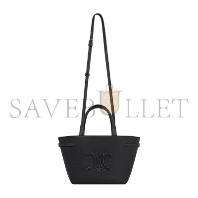 CELINE MINI CABAS ANAIS CUIR TRIOMPHE IN GRAINED CALFSKIN 118613ENY.38NO (21*20*10cm)