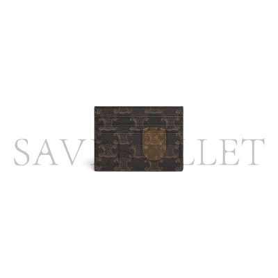 CEINE CARD HOLDER TRIOMPHE IN TRIOMPHE CANVAS 10L832CQH.04LU (11*8*0.3cm)