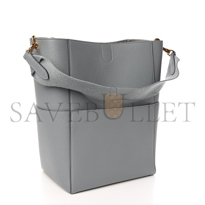 CELINE BUCKET BAG IN SANGLE SEAU PEBBLED CALFSKIN 176593AH4.19EB (33*23*17cm)