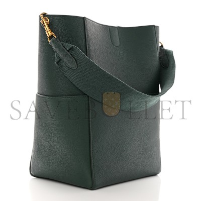CELINE BUCKET BAG IN SANGLE SEAU PEBBLED CALFSKIN 176593AH4.19ET (33*23*17cm)