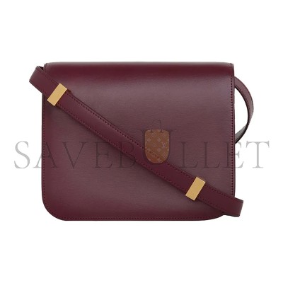 CELINE SHOULDER BAG IN TEEN CLASSIC POLISHING CALFSKIN 192523DLS.28BD (18.5*15.5*6cm)
